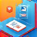 Icône de développement de contenu interactif